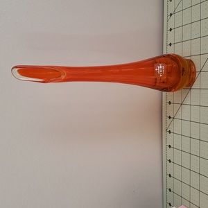 Viking Orange Vase with Sticker